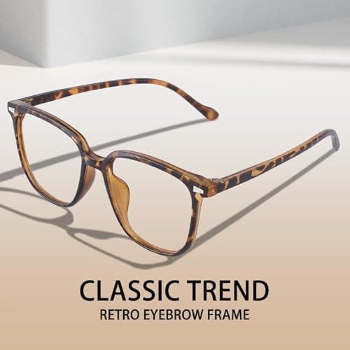 HCYCSQS blaulichtfilter brille Blaulichtbrille ohne Sehstärke Damen Herren Superleichte Anti-Müdigkeit Computerbrille Gaming Schutzbrille Blue Light Blocking Glasses thumbnail 4