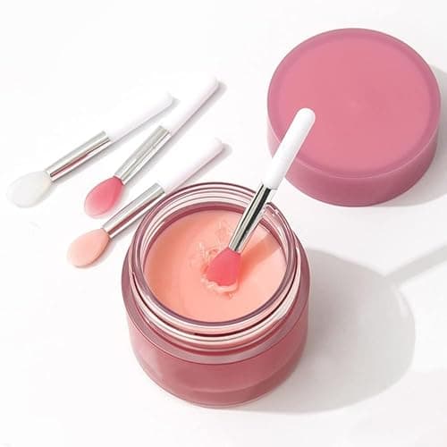 Fokmuaex Professional 20-Pack Silicone Lip Brushes - Precision Mini Makeup Applicators for Lip Gloss, Balm & Concealer, Travel-Sized 5cm/1.96" Hygienic Cosmetic Tools (20PCs) thumbnail 3