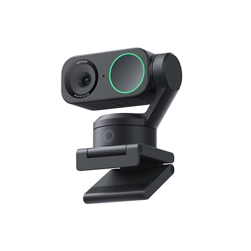 Insta360 Link 2 - PTZ 4K Webcam for PC/Mac, 1/2" Sensor, AI Tracking, HDR, AI Noise-Canceling Mic, Gesture Control for Streaming, Video Calls, Gaming, Works with Zoom, Teams, Twitch & More - Image 1