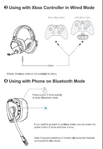 NUBWO Wireless Gaming Headset with Mic for Ps5 Ps4 PC, Zero Interference, 100-Hour Battery All-Day Play, 23ms Sync​ for Fortnite & Call of Duty/FPS Gamers, Triple Mode All Devices Compatible - Purple thumbnail 15