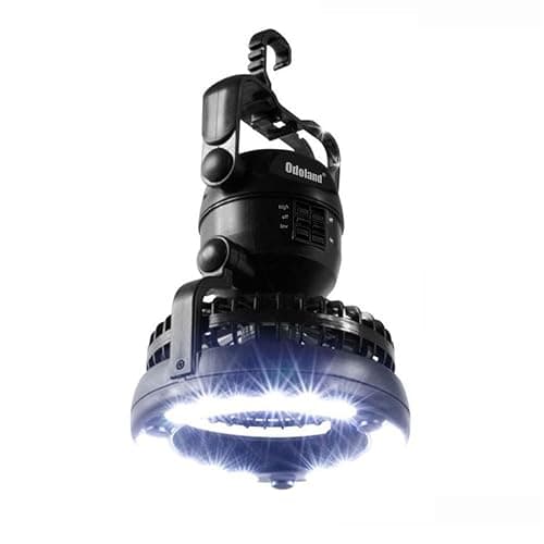 Odoland Portable LED Camping Lantern with Ceiling Fan - Hurricane Emergency thumbnail 6