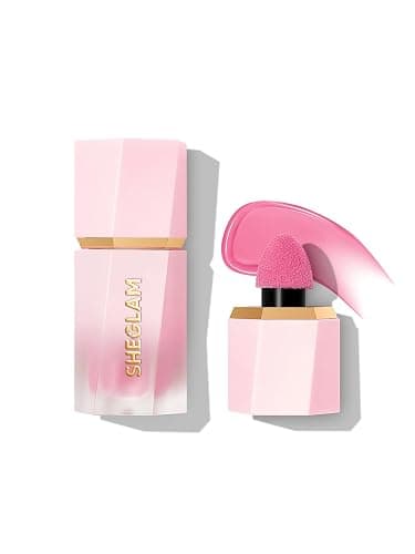 SHEGLAM Color Bloom Liquid Blush Makeup for Cheeks Matte Finish - Petal Talk - Image 1
