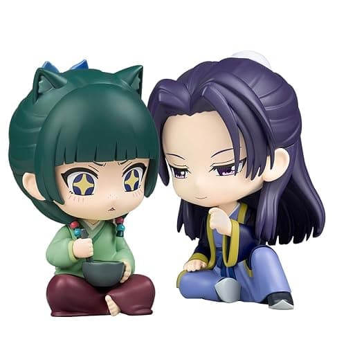 Maomao Figure Sitting Pose Maomao Jinshi Figure Cute Anime Look Up Action Figures Statue Cake Topper Ornament Cartoon Figurine Collectibles 11.5cm - Image 1