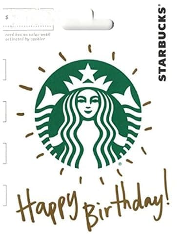 Starbucks Physical Gift Card | Happy Birthday - $100 - Image 1