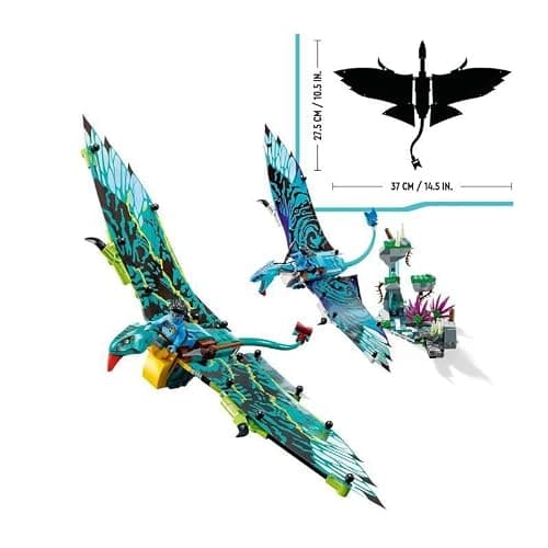 LEGO Avatar Jake and Neatili's Banshee First Flight 75572 Toy Blocks, Present, Fantasy Movie, Boys, Girls, Ages 9 and Up thumbnail 3
