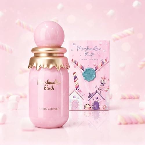 Paris Corner | Marshmallow Blush EDP | A Unique Gourmand Marshmallow Strawberry Perfume for Women | Long-Lasting Sweet Scent Fragrance for Daily Use (1.7 Fl Oz) thumbnail 2