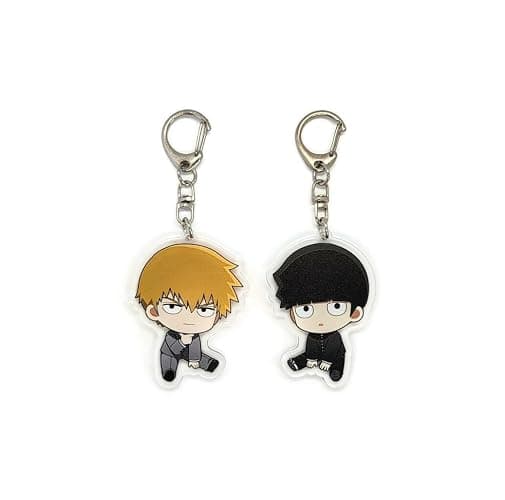EBTY DREAMS Inc. - Set of 2 Mob Psycho 100 Acrylic Keychain Arataka Reigen, Shigeo Kageyama v3 - Image 1