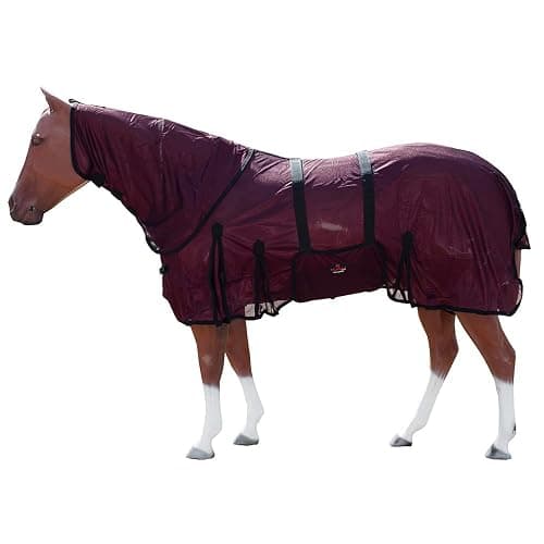 HILASON Horse Fly Sheet - Summer Spring UV Protection Mesh Bug Mosquito FlySheet for Horses | Mosquito Horse Fly-Sheet - Image 1