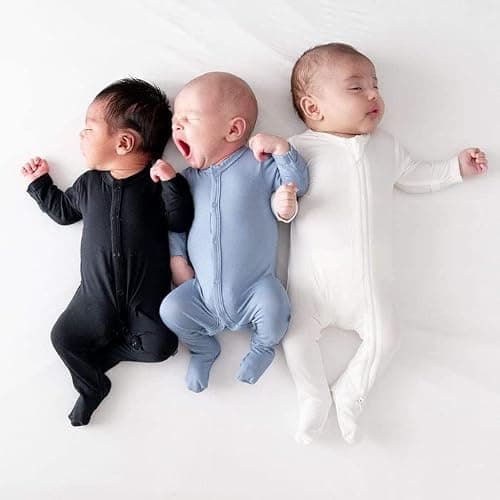 KYTE BABY Unisex Footie, Rayon Made From Bamboo, Snap Closure,0-24 Months thumbnail 4