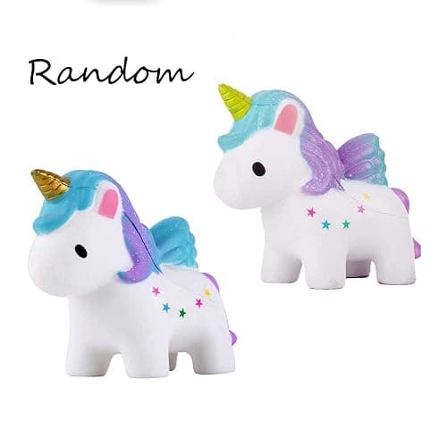 Anboor 5.3" Squishies Unicorn Colored Star Slow Rising Kawaii Scented Squishies Animal Decompression Squeeze Stress Relief Hop Props, Decorative Props Large Collection Toy for Kids 1 Pcs Color Random thumbnail 7