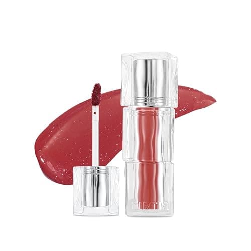 TIRTIR [*Mini Size Waterism Tinted Lip Gloss #08 Summer Pumpkin, 0.06 Fl Oz – Kiss Ready Lipgloss, 12H Long Lasting Non Sticky Natural Tinted Glow Korean Multiuse Cheek and Lip Tint for Women gift - Image 1