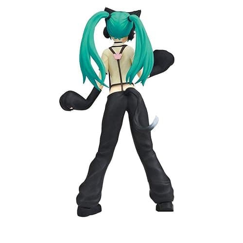 Sega Project Diva Arcade Future Tone Hatsune Miku Super Premium Action Figure Nyanko, 9" thumbnail 3