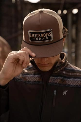 HOOEY Adjustable Snapback Trucker Hat with Cactus Ropes Logo thumbnail 6