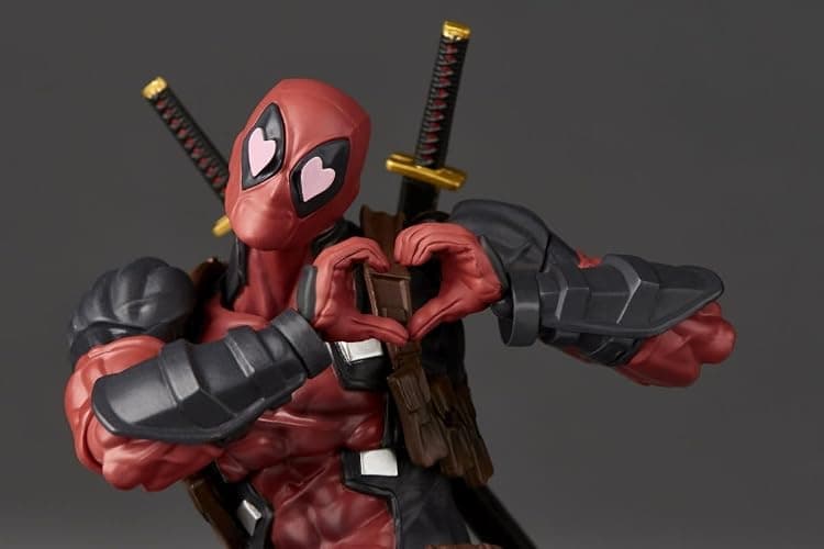 Kaiyodo Revoltech Amazing Yamaguchi Deadpool Ver. 2.5, Total Height: Approx. 6.7 inches (170 mm), Non-scale, PVC & ABS, Painted Action Figure, NR050 thumbnail 18