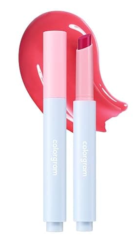 COLORGRAM Fruity Glass Stick 03 Pleasing Berry | Long-Lasting Juicy Lip Tint with Radiant, Glossy Finish | Melting Syrupy Texture for Vibrant, Hydrated Lips | Non-Sticky Shine - Pleasing Berry - Image 1
