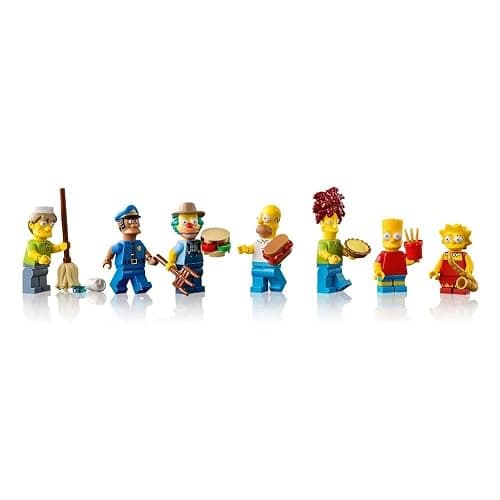 LEGO Icons The Simpsons : Krusty Burger, Home Decor Building Kit for Adults Includes Homer, Bart and Lisa Simpson, Farmer Krusty, Sideshow Bob, Squeaky Voiced Teen and Officer Lou Minifigures 10352 thumbnail 5