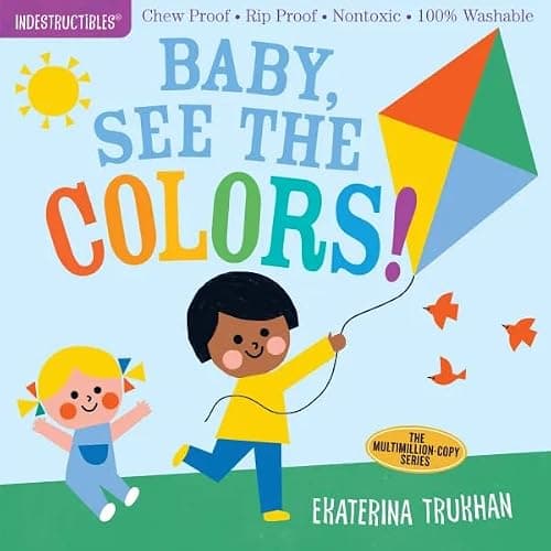 Indestructible Series Fun 6-Book Collection Set - Chew-Proof, Rip-Proof, and Washable Baby Books - All Year Round, Let’s Go Outside!, Let’s Be Kind, Baby Find the Shapes!, Big and Little, Baby See the Colors! thumbnail 7