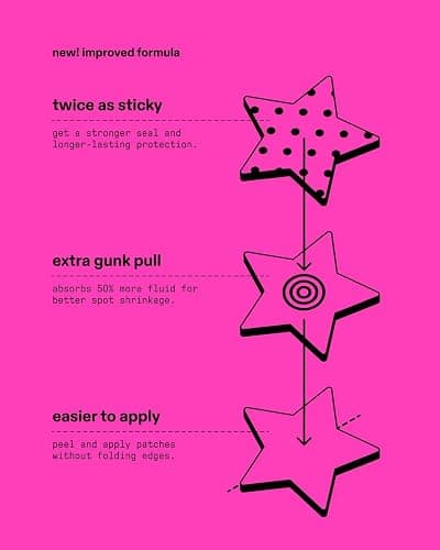 Starface Hydro-Star Pimple Patches + Big Yellow Compact, Clinically Proven Spot Shrinking in 6 Hours, Absorb Fluid and Reduce Redness, Hydrocolloid, Vegan and Cruelty-Free Skincare (32 Count) thumbnail 2
