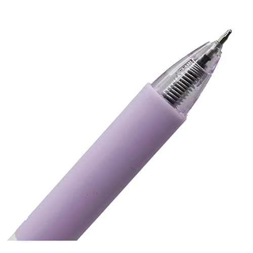 Lopenle 12 Pcs Purple Rose Pens Retractable Flower Gel Pens Black Ink | Pretty Flower Writing Pens for Women Nurse Students School Office Stationery valentines Party Gifts thumbnail 3