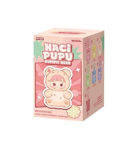 Pop Mart Labubu HACIPUPU Gummy Bear Series Vinyl Plush Pendant Single Blind Box - Image 1