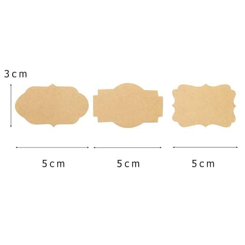 300 Pcs Gift Tags Stickers Name Labels Stickers, Self-Adhesive Handmade Bottle All-Purpose Jar Labels for Presents Christmas Decoration Jars Food Craft thumbnail 2