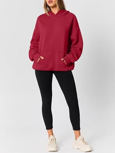 AUTOMET Womens Oversized Hoodies Fleece Trendy Sweatshirts Fall Fashion 2025 Pullover Winter Clothing Outfits thumbnail 6