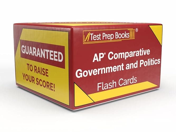 AP Comparative Government and Politics Study Cards 2026-2027: Review and Practice Test Questions for the AP Comp Gov Exam [Full Color Cards] thumbnail 7