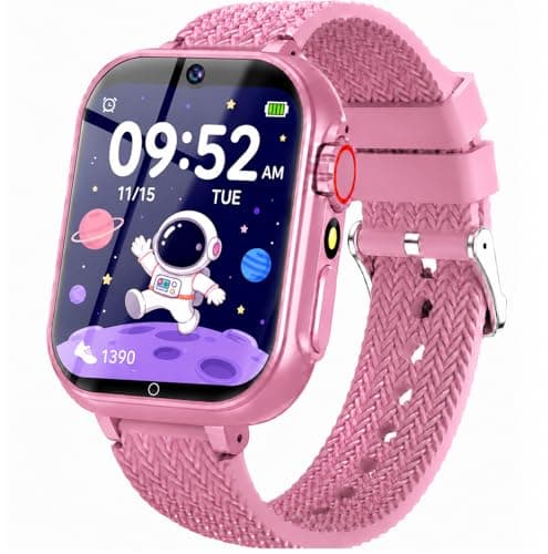 wepfum Kids Smart Watch for Girls Age 5-12, 39 Games Touch Screen Watch with Camera, Video Recorder, Music Player, Pedometer, Habit Tracker, No App Needed, Birthday Gift for Girls Ages 6-10 - Image 1