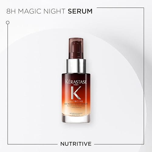 Kérastase, Nutritive, Siero Notturno Nutriente, Per Capelli Secchi, Azione Rivitalizzante, Con Proteine di Origine Vegetale e Niacinamide, Siero Notturno 8h Magic Night Serum, Formato Mini, 30 ml thumbnail 5