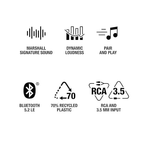 Marshall Stanmore III Bluetooth Altoparlante, Nero thumbnail 8