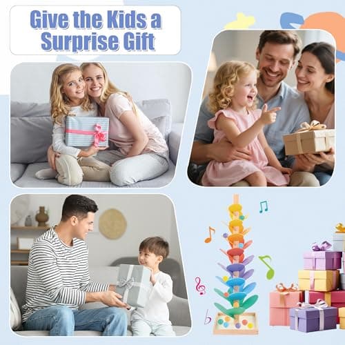 Wooden Marble Run Music Tree Marble Run Learning Game Montessori Wooden Color Sorting Toy Birthday Gift for Boys and Girls Ages 3-8 thumbnail 7