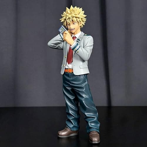MABAIUDE MHA Figure Bakugo Figure Statue Anime Heros Action Figures Model PVC Desktop Figurine Decoration Gifts thumbnail 5