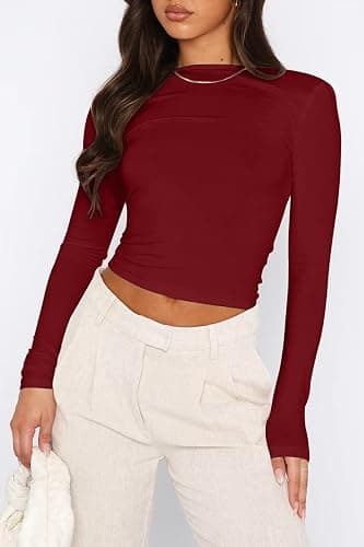 ForeFair Women Sexy Backless Short Sleeve Slim Fit Crewneck Summer Casual Y2K Crop Tee thumbnail 3