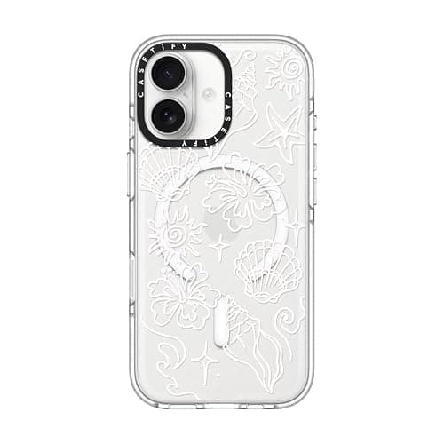 CASETiFY for iPhone 17 Case - Impact Clear Compatible with MagSafe | Not Yellowing | 6.6 ft. 3X Military Grade Drop Protection | Sea Shore | Clear - Image 1