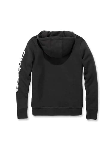 Carhartt Women's Relaxed Fit Midweight Logo Sleeve Graphic Sweatshirt thumbnail 3