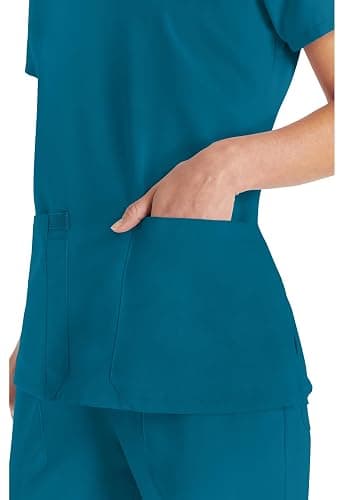 Dickies Women's Scrub Top V-Neck Top with 2 Pockets, Moisture Wicking and 360° Stretch Fabric - DK615 thumbnail 2