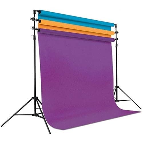 Savage Polevault Multiple Background Stand, 4 Crossbars Included for Multiple Backgrounds, Photo Backgrounds, Photography Accessories, Matte Black - Multi-pole mount thumbnail 4