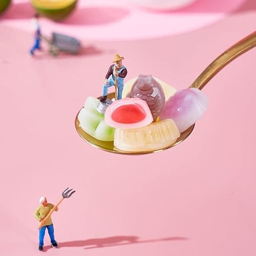 Halfoma Wax Bottles Candy with Syrup in the middle,Assorted Fruit Flavors,Various styles,Suitable for Chewing to Relieve Stress, Playing Games, and Various Gatherings,128 Candies,238g thumbnail 7