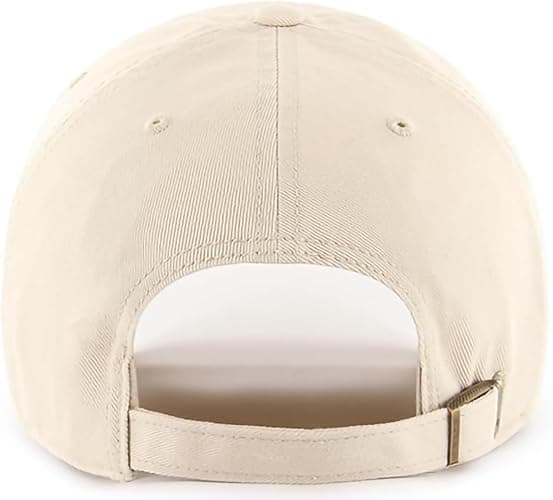 47 Brand MLB Natural Primary Logo Clean Up Adjustable Baseball Cap Hat, Adult One Size Fits All thumbnail 2