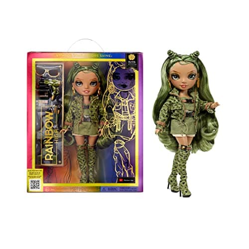 Amazon.com: Rainbow High Olivia- Camo Green Fashion Doll. Fashionable Outfit & 10+ Colorful Play Accessories. Great Gift for Kids 4-12 Years Old and Collectors. : Toys & Games - Image 1