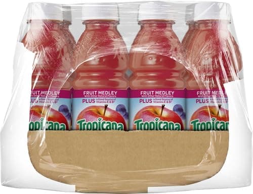 Tropicana 100% Juice 3-Flavor Fruit Blend Variety Pack, 10 Fl Oz, Bottles, (Pack of 24), 10 ounces thumbnail 11