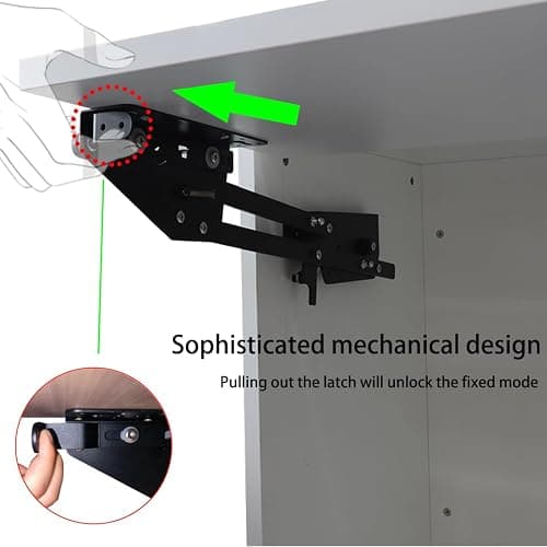Mixer Lift for Cabinet，Appliance Lift for Cabinet-Soft Close Heavy Duty Kitchen Appliance Storage Lifting System，with Locking Mechanism，Max Load 50lb. thumbnail 5
