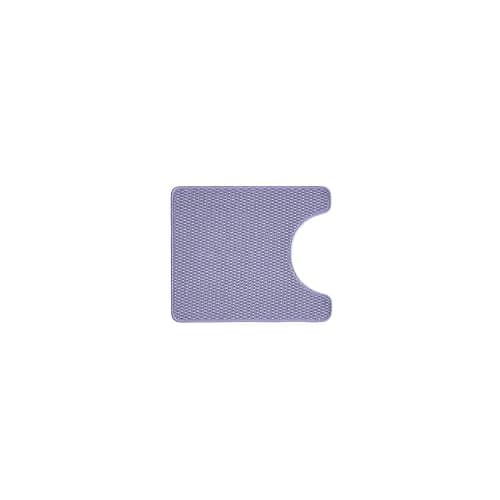 TYUU Toilet Rug, Thin Toilet Rugs U Shaped Washable Non Slip Absorbent Quick Dry Low Pile Toilet Mat, Lavender 20"x24" U Shape thumbnail 9