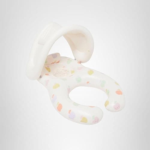 Sunnylife Float Together Baby Seat with Canopy | Inflatable Infant Pool Float, Soft Leg Cradles & Headrest | Non-Toxic Phthalate-Free PVC | Fits 24–33 lbs | Apple Sorbet thumbnail 10