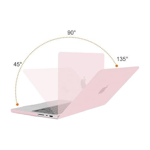 MOSISO Compatible with MacBook Pro 14 inch Case 2025 2024 2023 2022 2021 M5 M4 M3 M2 M1 A3434 A3112 A3185 A3401 A2918 A2992 A2779 A2442 Touch ID, Protective Plastic Hard Shell Case, Rose Quartz thumbnail 4
