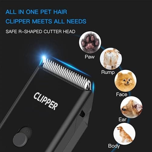 Professional Cat Grooming Clippers for Matted Hairs, Low Noise Cat Dog Grooming Kit Rechargeable Pet Clippers Trimmer for Dogs,Puppy,Cats,Rabbit thumbnail 5