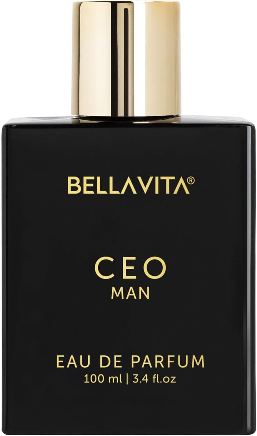 BellaVita Luxury CEO Man Perfume for Men (3.48 fl.oz) | Lasting Mens Cologne with Lemon, Lavender, Tonka & Agarwood | Mens Perfume Deodorant | Cologne Gifts for Men | Vegan Bold Mens Perfume - Image 1