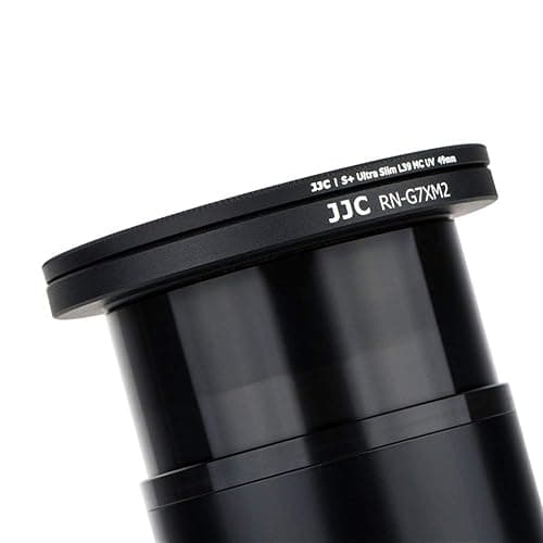 Metal 49mm Filter Lens Adapter with Cap for Canon PowerShot G7X III II G5X | Aluminium Alloy G7XM3 G7XM2 G7X G5X 49mm Filter Adapter, w Snap-On Lens Cap & Cap Keeper String,Installing UV CPL ND Filter thumbnail 6
