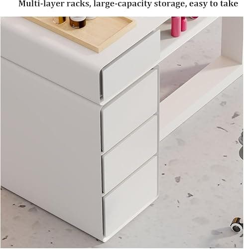 Wooden Nail Artist Manicure Table with Dust Collector – Salon Spa Workstation, Nail Tech Desk, Home Beauty Station for Makeup & Nail Care(Size:120 * 40 * 78 cm) thumbnail 6