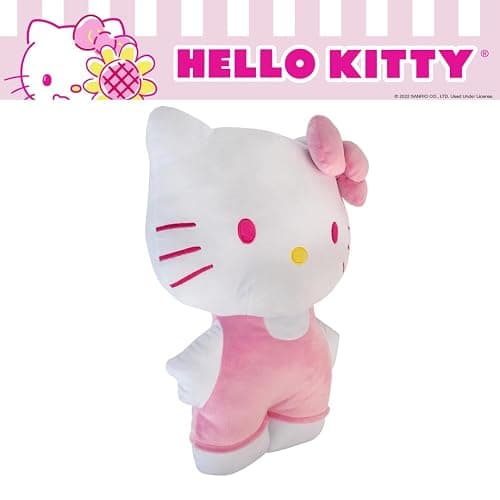 Hello Kitty Pink Plush Cuddle Pillow Buddy, Kids Bedding Super Soft & Cozy, (Officially Licensed Product) by Franco thumbnail 7